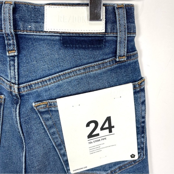 RE/DONE 70s Stove Pipe Jeans - Picture 7 of 8